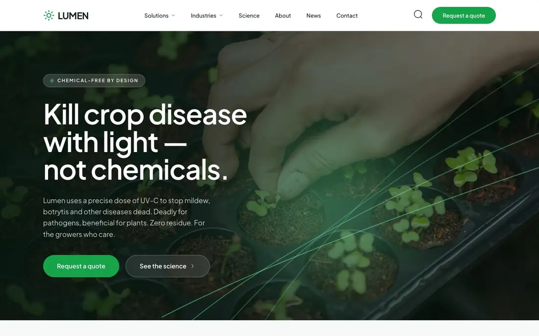 Website van Lumen